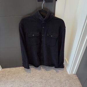 Men's Frank & Oak Classic Black Shirt Jacket